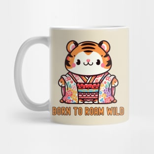 Bengal tiger Kimono Japanese Art Mug